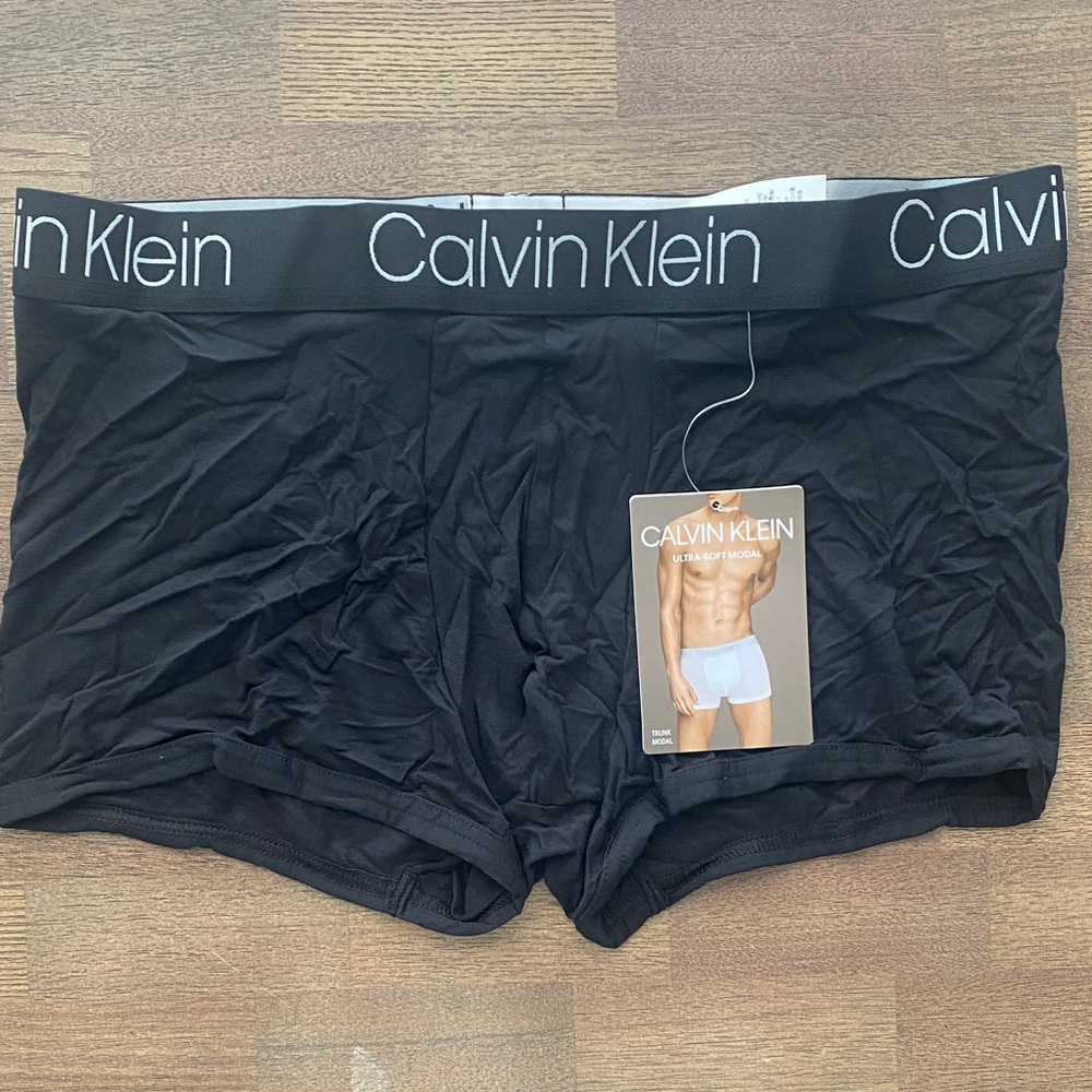 Calvin Klein Trunk Modal Underwear Bundle Size Large Black - Picture 2 of 6